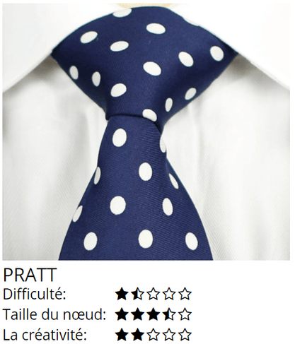 Comment nouer un nœud Pratt - Cravate Prestige