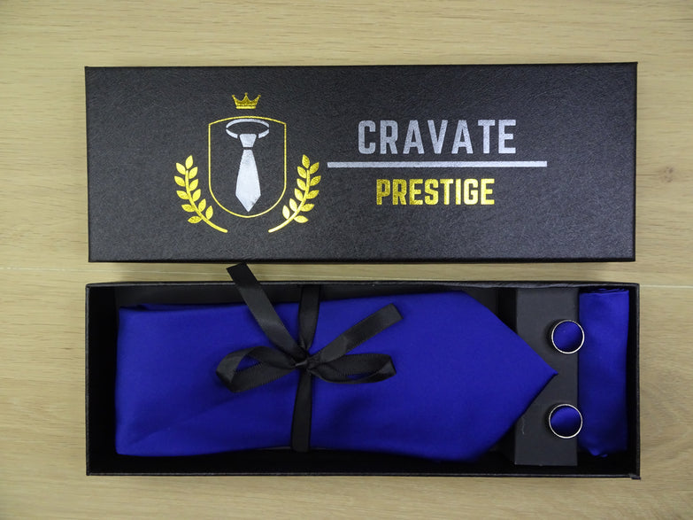 Coffrets Cravate Pack Prestige Bleu Roi