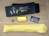 Coffrets Cravate Pack Prestige Jaune