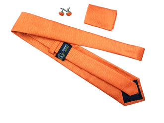 Coffrets Cravate Pack Prestige Orange Moderne