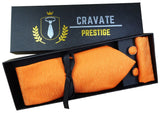 Coffrets Cravate Pack Prestige Orange Moderne