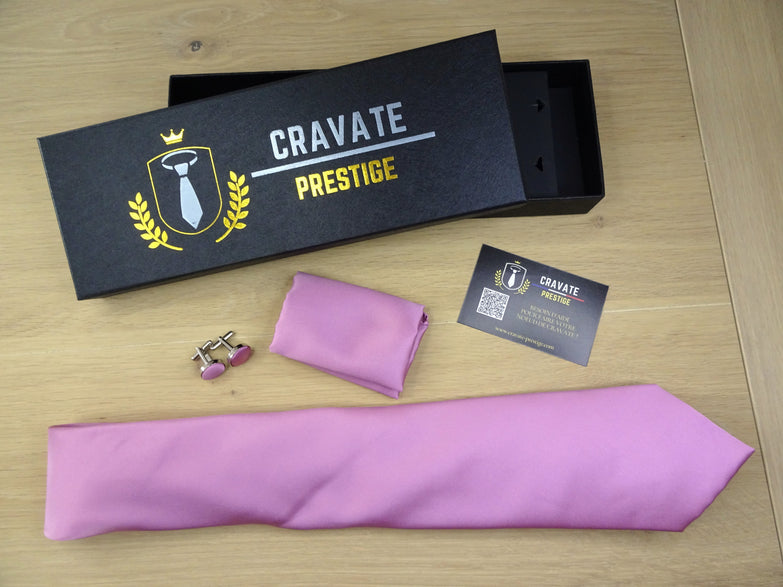 Coffrets Cravate Pack Prestige Rose