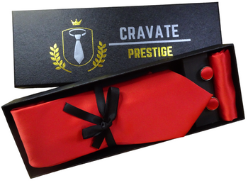 Coffrets Cravate Pack Prestige Rouge