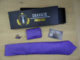 Coffrets Cravate Pack Prestige Violette Moderne