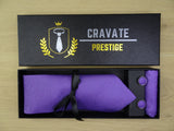 Coffrets Cravate Pack Prestige Violette Moderne