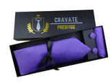 Coffrets Cravate Pack Prestige Violette Moderne