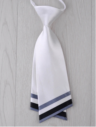 Cravate Femme Moderne Blanche