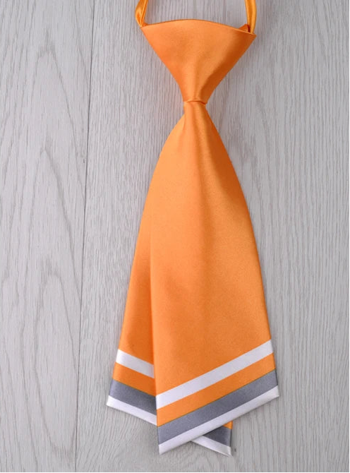 Cravate Femme Moderne Orange