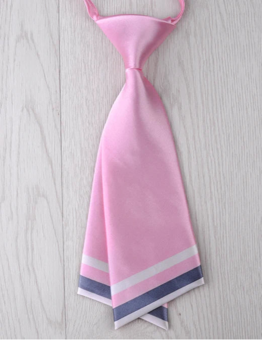 Cravate Femme Moderne Rose