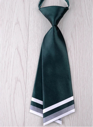 Cravate Femme Moderne Verte