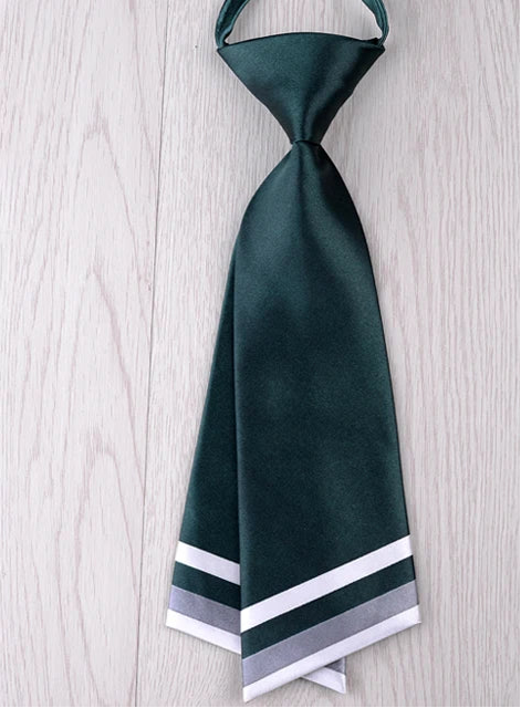 Cravate Femme Moderne Verte