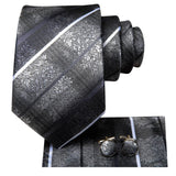 Cravate Fleurs Grise Prestige Pack Prestige