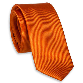 Cravate Orange Foncé