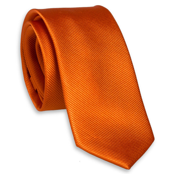 Cravate Orange Foncé