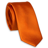 Cravate Orange Foncé