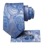 Cravate Pack Prestige Bleu Clair Baroque