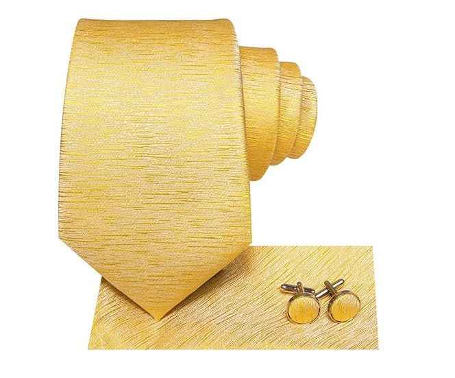 Coffrets Cravate Pack Prestige Jaune Moderne