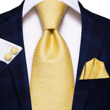 Cravate Pack Prestige Jaune Moderne