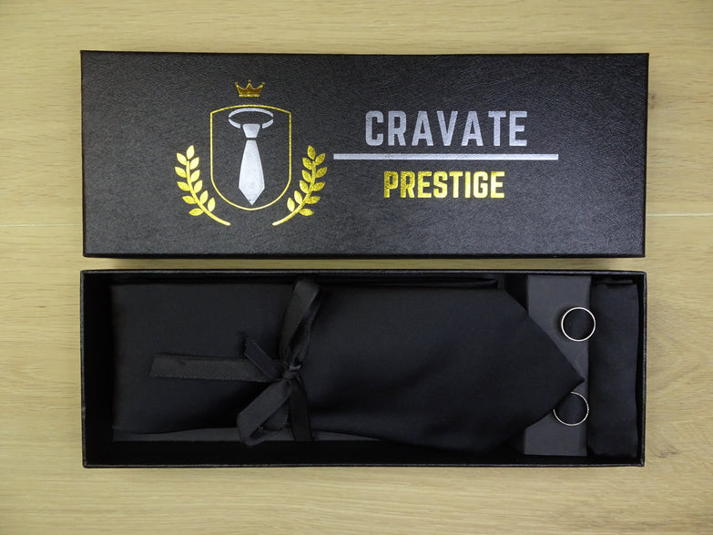 Cravate Pack Prestige Noire