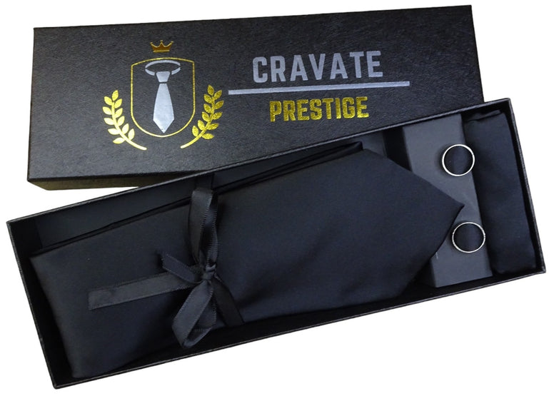 Cravate Pack Prestige Noire