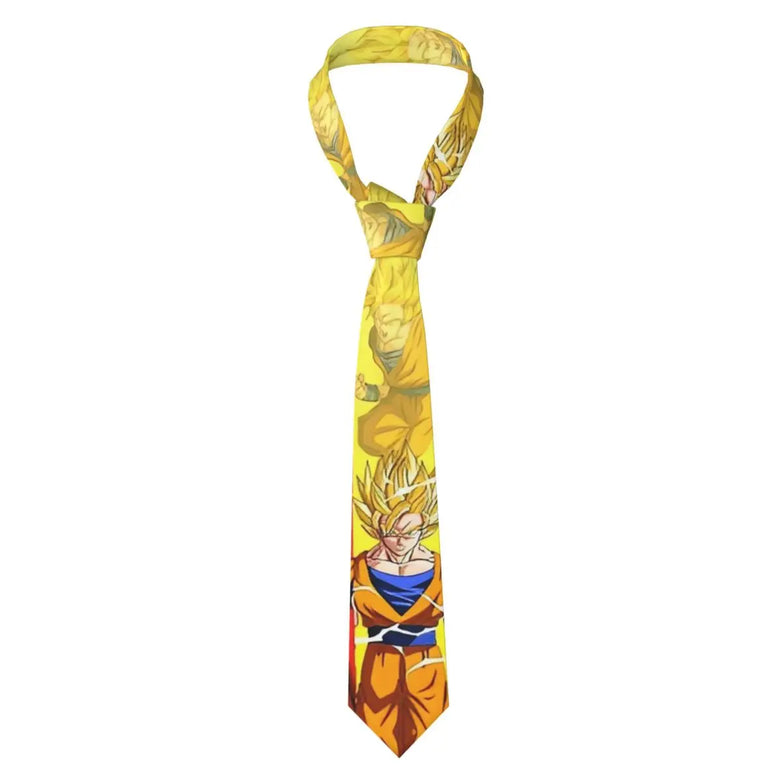 Cravate Son Goku Jaunes