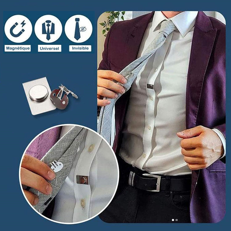 Pince à cravate magnétique 2