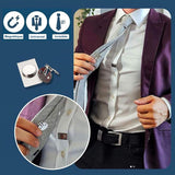 Pince à cravate magnétique 2