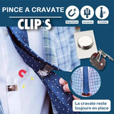 Pince à cravate magnétique