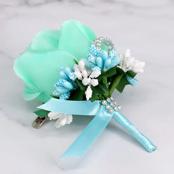 Boutonnière de Mariage Flower Party - Élégance Florale pour Votre Grand Jour