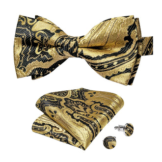 Nœud Papillon Or Baroque Moderne