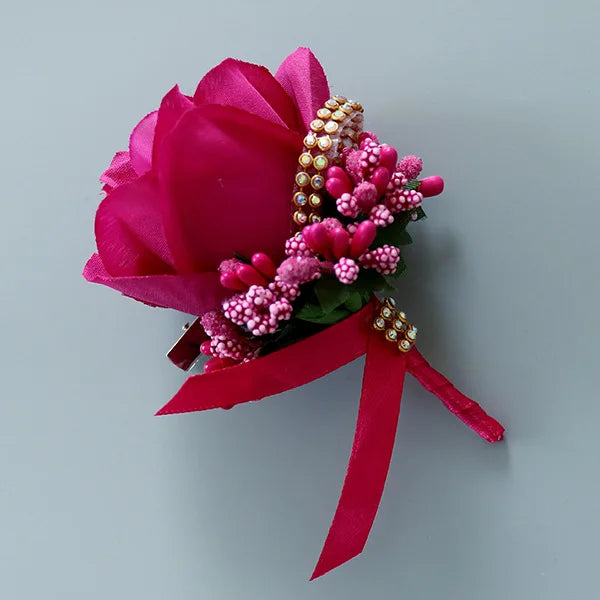 Boutonnière de Mariage Flower Party - Élégance Florale pour Votre Grand Jour