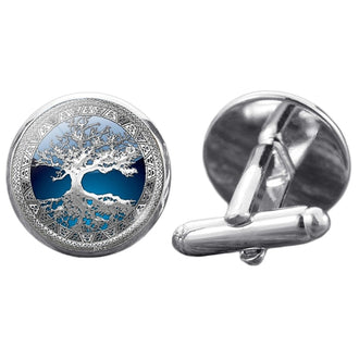 Boutons de Manchette Arbre de Vie