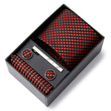 Cravate Rouge et Noire