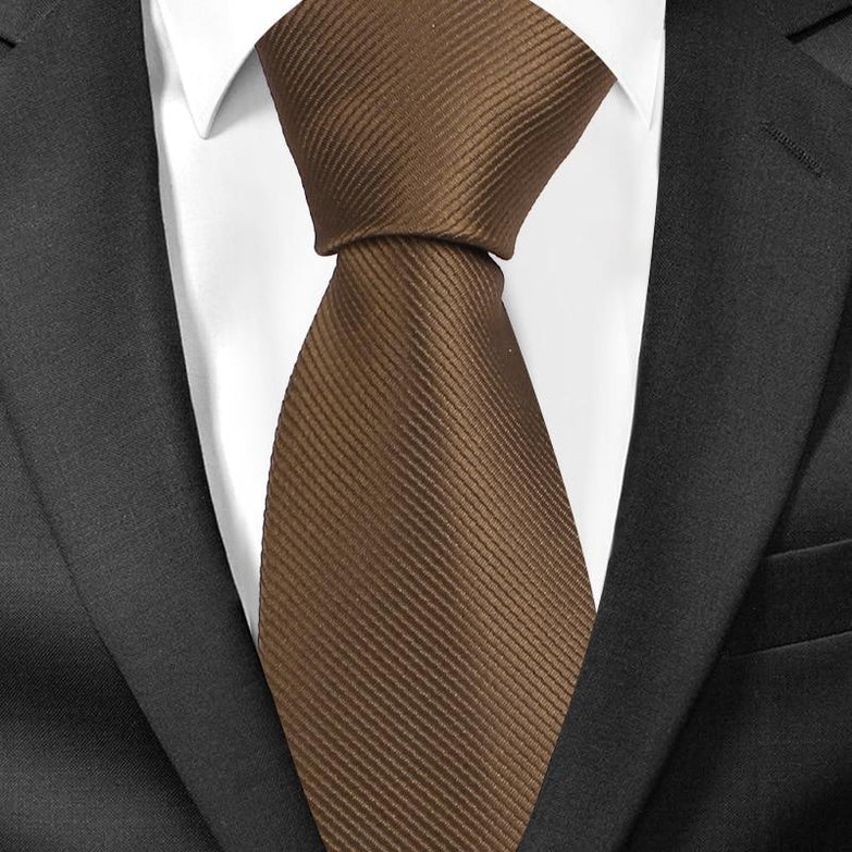 Cravate Marron - Cravate Prestige