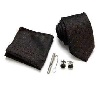 Noir à Pois Bleu Soie