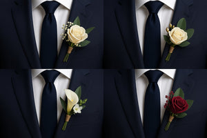 Boutonnière de Mariage Élégante