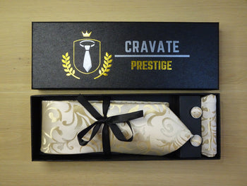 Coffrets Cravate Pack Prestige Champagne Floral