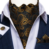 Cravate Ascot Or Baroque