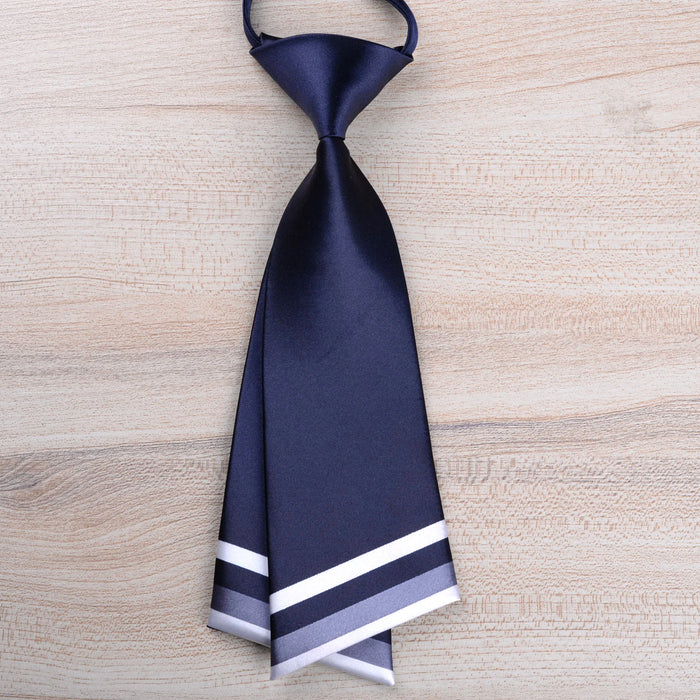 Cravate Femme Moderne Bleu Marine