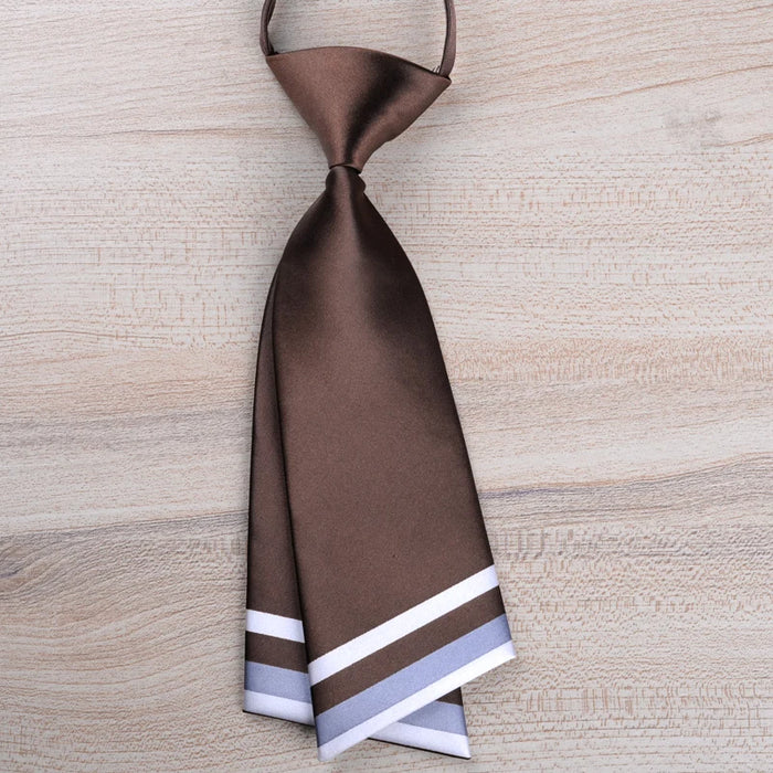 Cravate Femme Moderne Marron