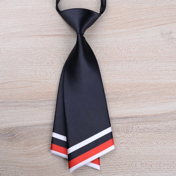 Cravate Femme Moderne Noire