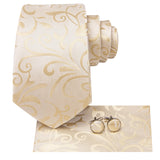 Cravate Pack Prestige Champagne Floral