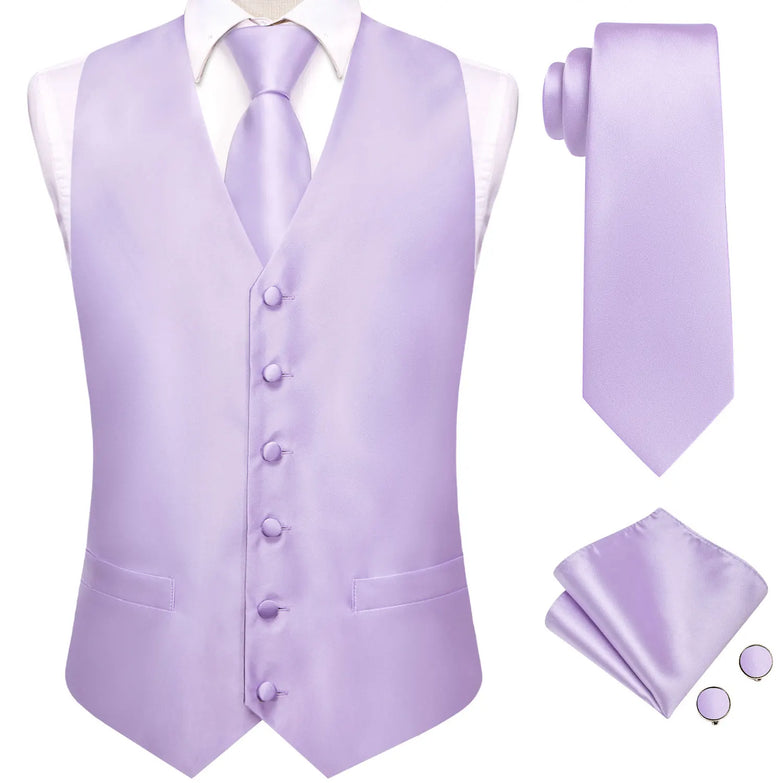 Gilet de Mariage Lavande