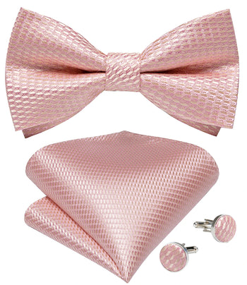 Nœud Papillon Rose Pale Moderne