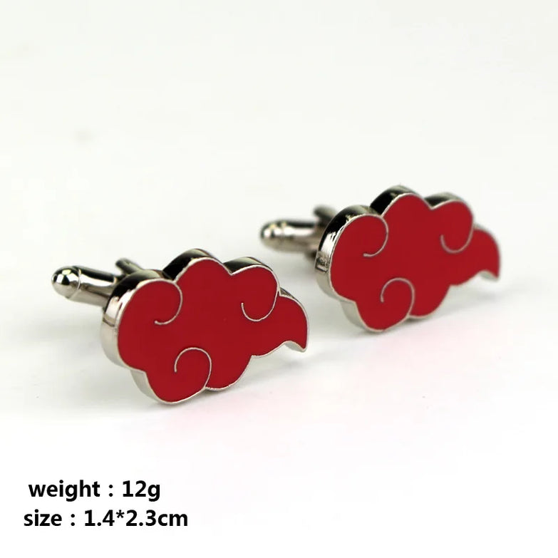 Boutons de Manchette Naruto Akatsuki | Design Anime et Élégance