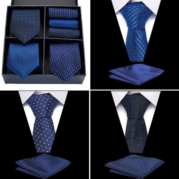 Ensemble Cravate Bleu Clair Pour Homme - Accessoire Mode élégant, Occasions Professionnelles Et Formelles