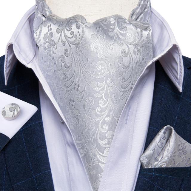 Cravate Ascot Blanc de Blanc