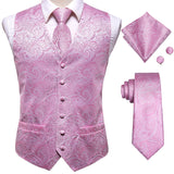 gilet de mariage rose