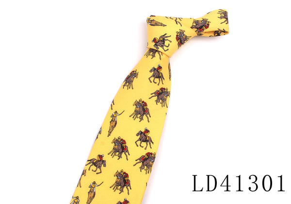 Fermoir De Cravate Vintage Hickok USA - Cheval Pégase Avec Drapeau Rouge Et Jaune, Métal Ancien