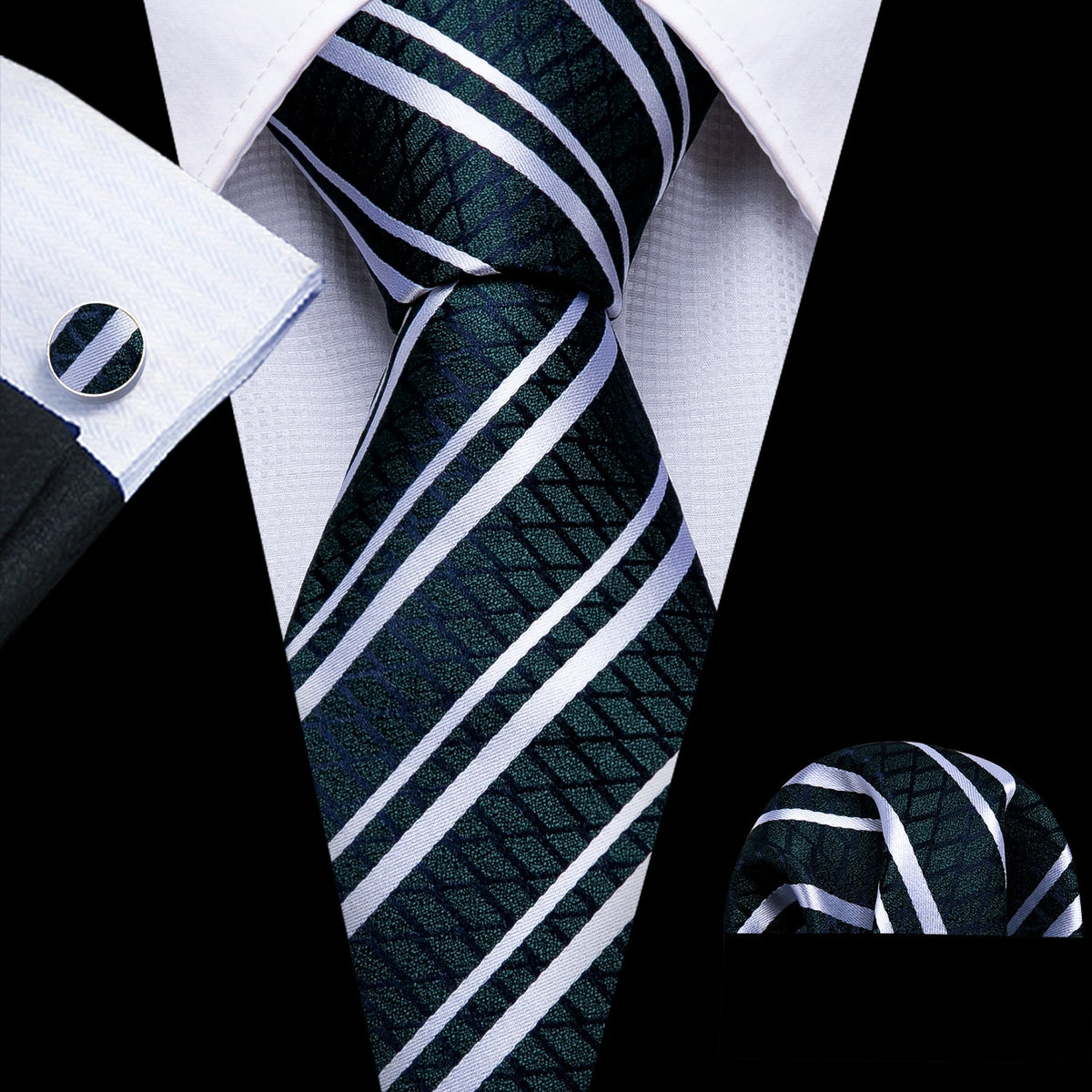 Cravate Enfant TigerTie Rayée - Pré-nouée Avec élastique, Facile à Mettre